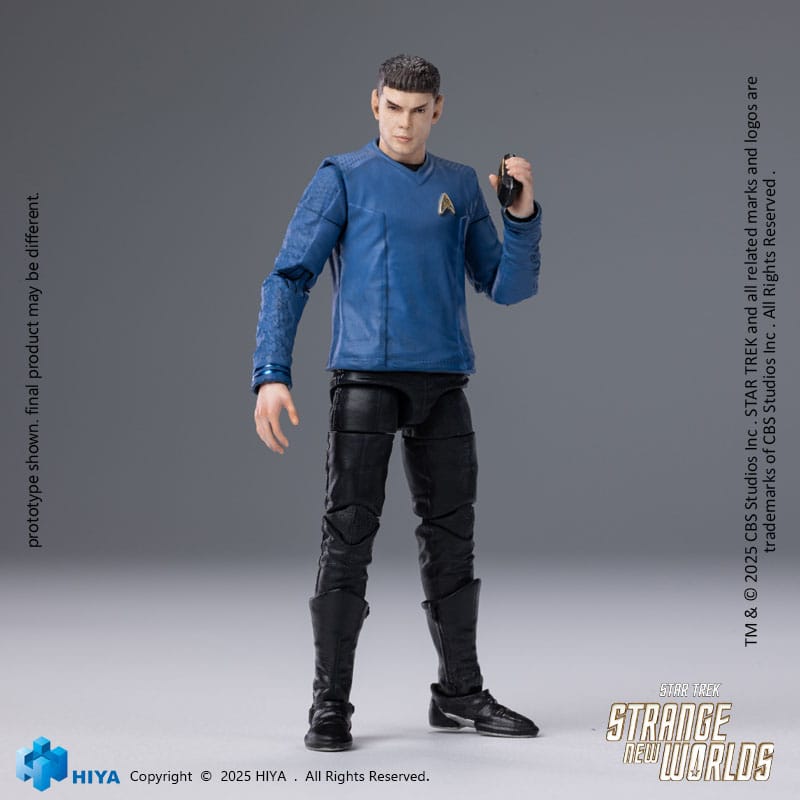 Star Trek Strange New Worlds figurine 1/18 Exquisite Mini Series Spock 11 cm