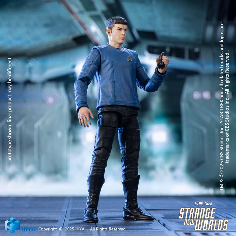 Star Trek Strange New Worlds figurine 1/18 Exquisite Mini Series Spock 11 cm