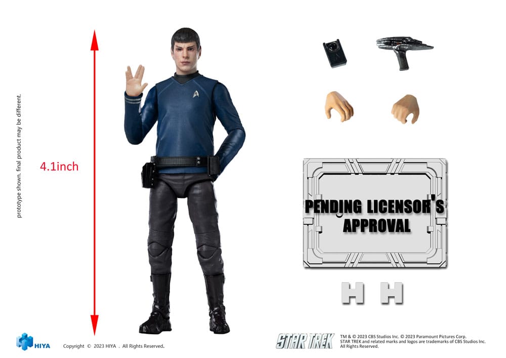 Star Trek figurine 1/18 Exquisite Mini Star Trek 2009 Spock 10 cm