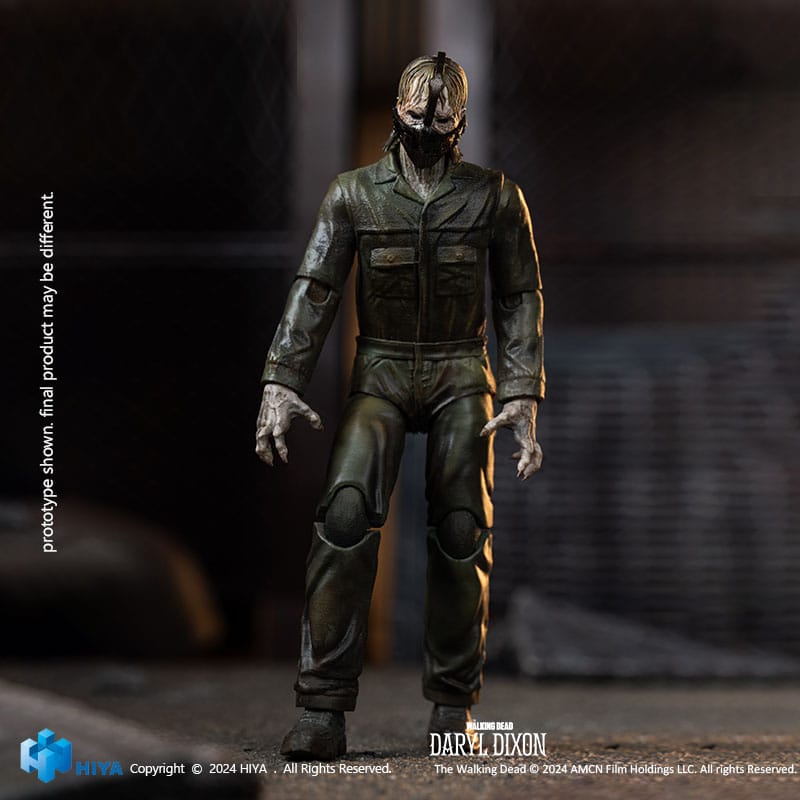 The Walking Dead figurine 1/18 Exquisite Mini Daryl Dixon Dark Eyes Walker 11 cm