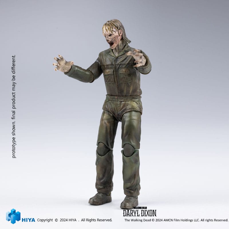 The Walking Dead figurine 1/18 Exquisite Mini Daryl Dixon Dark Eyes Walker 11 cm
