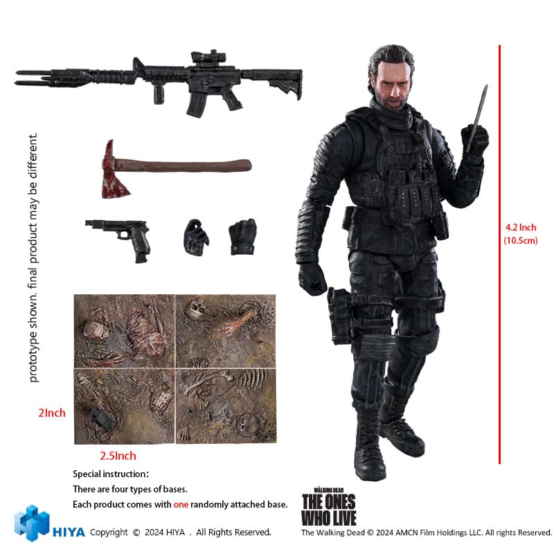 The Walking Dead: The Ones Who Lived figurine 1/18 Exquisite Mini Rick Grimes 11 cm