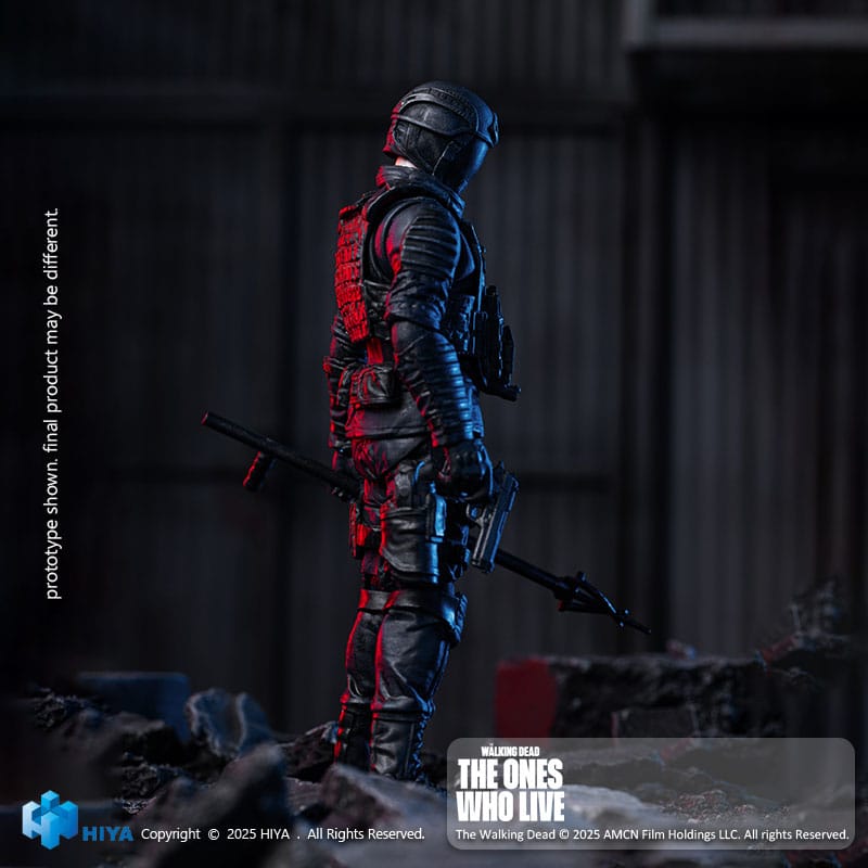 The Walking Dead: The Ones Who Lived figurine 1/18 Exquisite Mini CRM Soldier 10 cm