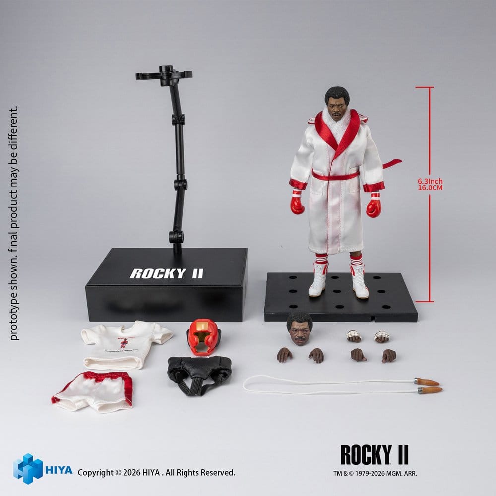 Rocky II Exquisite Super figurine 1/12 Apollo 16 cm