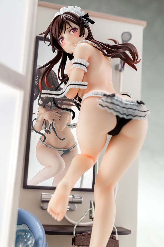 Rent-A-Girlfriend statuette PVC 1/6 Chizuru Mizuhara Maid Bikini de cleanup 24 cm