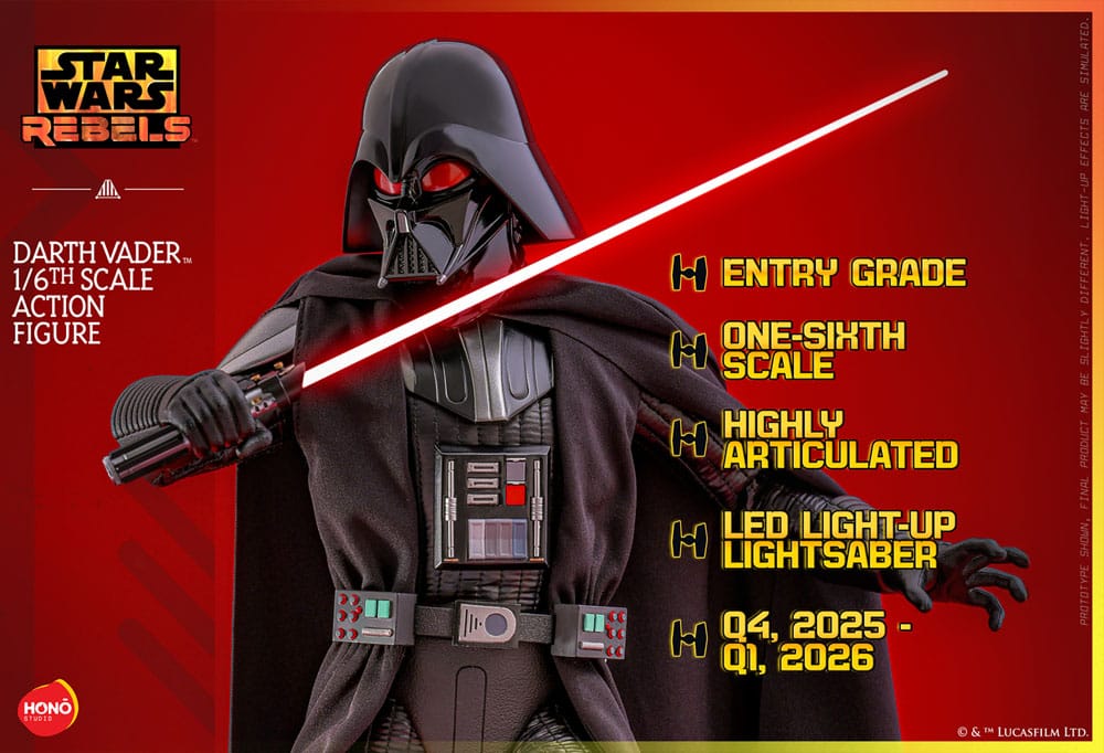 Star Wars: Rebels figurine 1/6 Darth Vader 34 cm