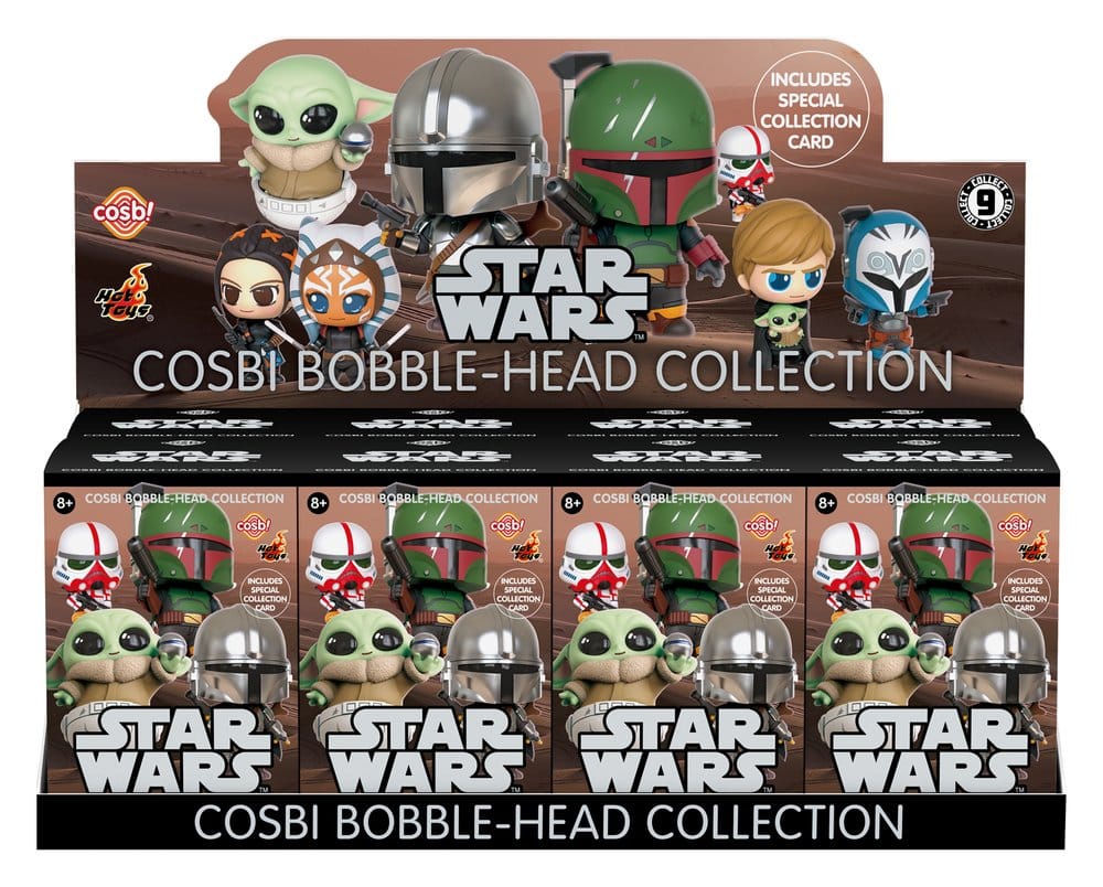 Star Wars présentoir boîte-mystère figurines mini Cosbi Series 1 8 cm (8)