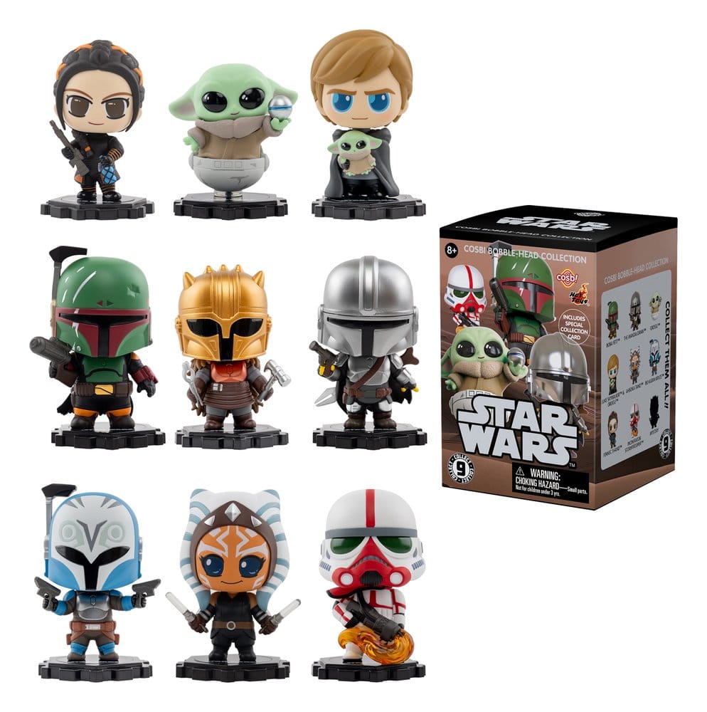 Star Wars présentoir boîte-mystère figurines mini Cosbi Series 1 8 cm (8)