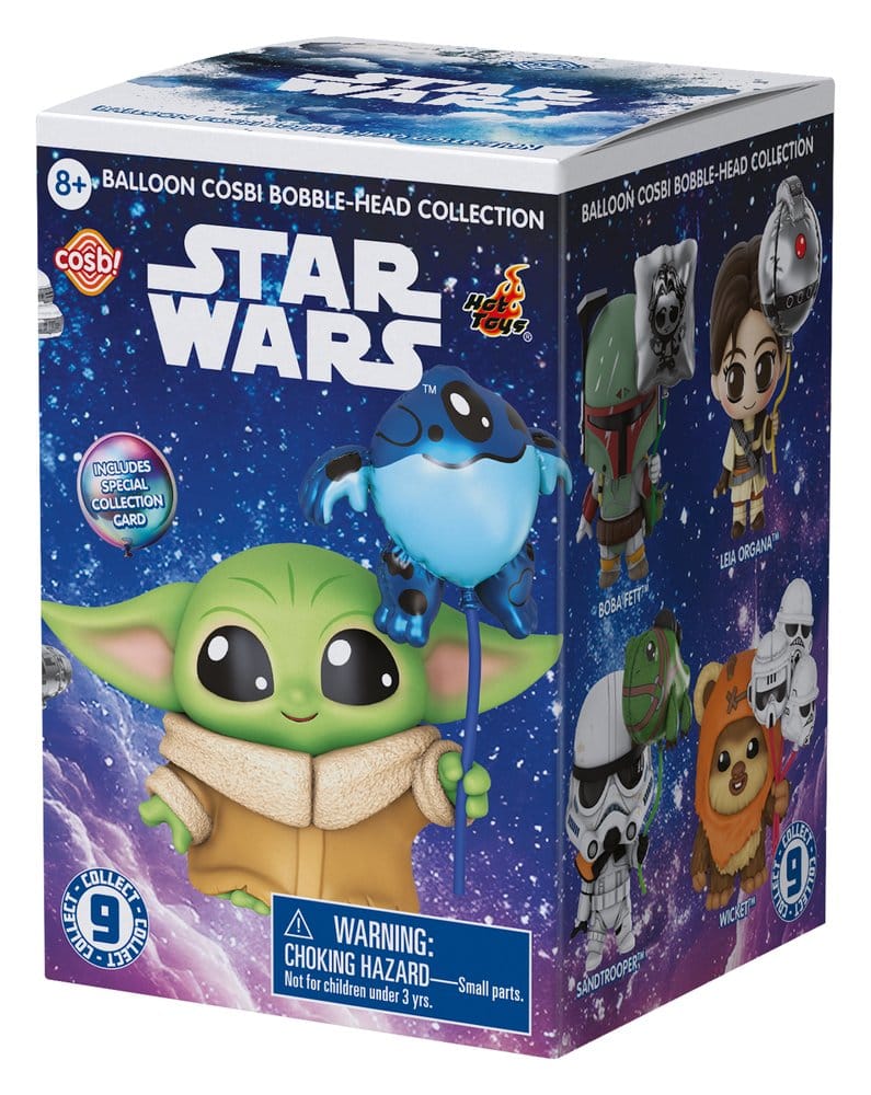 Star Wars présentoir boîte-mystère figurines mini Cosbi Balloon 8 cm (8)