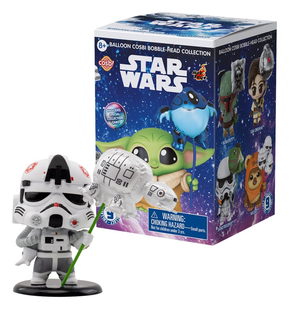 Star Wars présentoir boîte-mystère figurines mini Cosbi Balloon 8 cm (8)