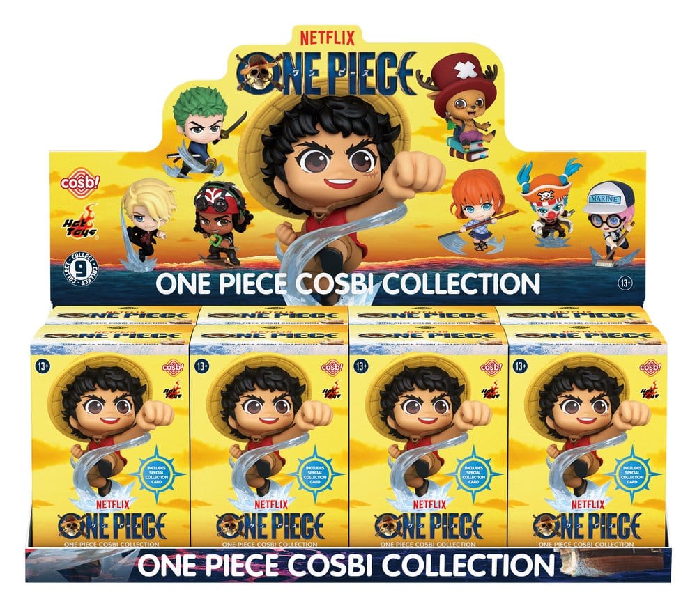 One Piece présentoir boîte-mystère figurines mini Cosbi 8 cm (8)