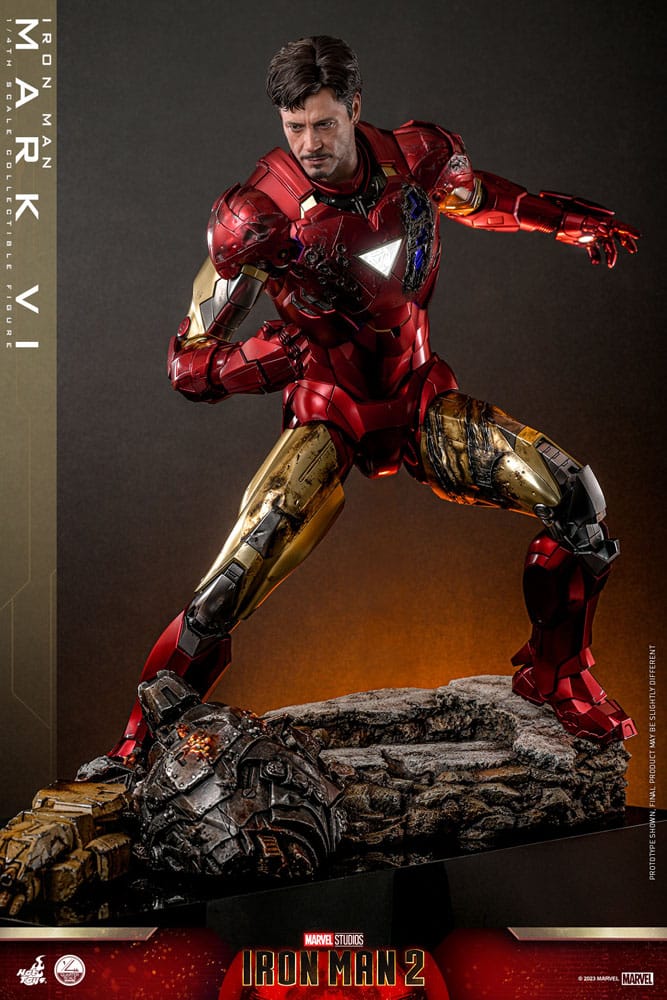 Iron Man 2 figurine 1/4 Iron Man Mark VI 48 cm