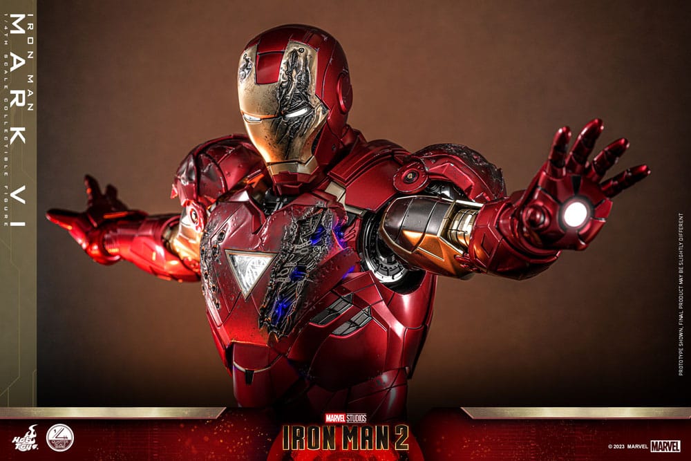 Iron Man 2 figurine 1/4 Iron Man Mark VI 48 cm