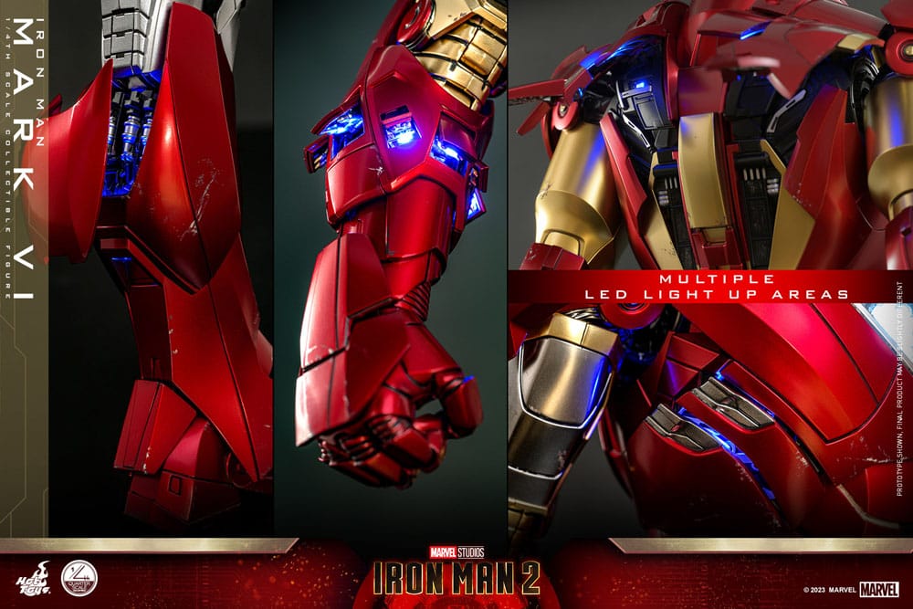 Iron Man 2 figurine 1/4 Iron Man Mark VI 48 cm