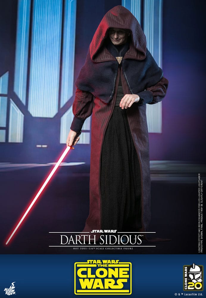 Star Wars: The Clone Wars figurine 1/6 Darth Sidious 29 cm
