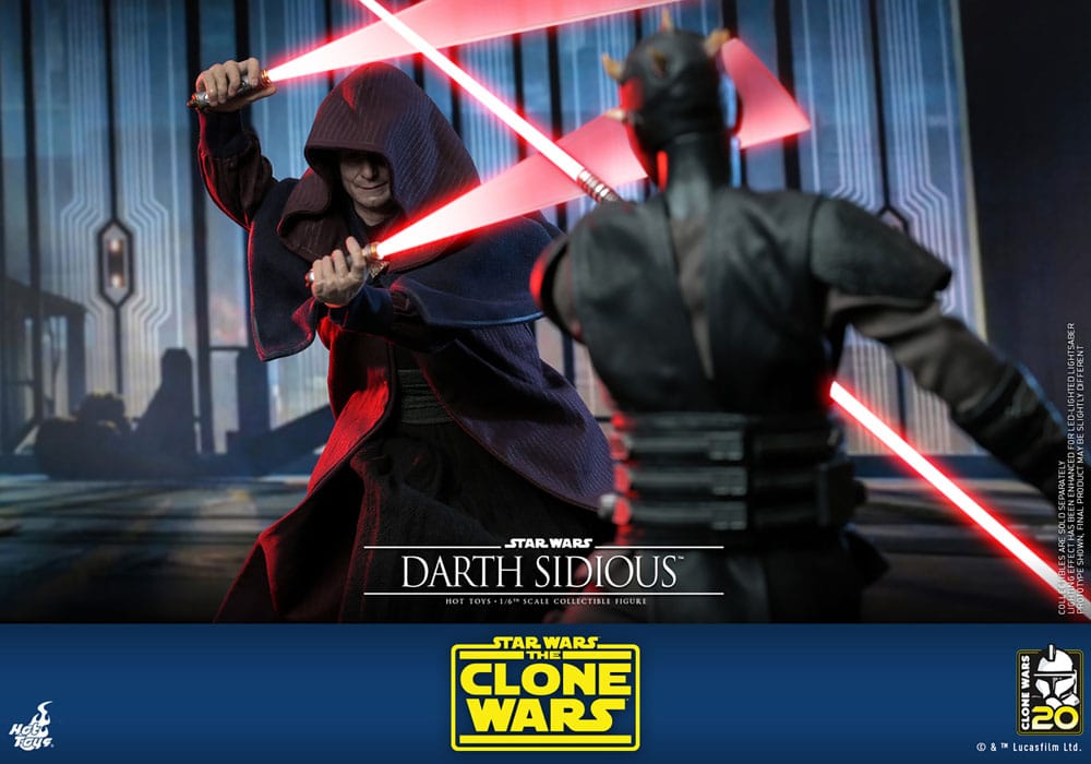 Star Wars: The Clone Wars figurine 1/6 Darth Sidious 29 cm
