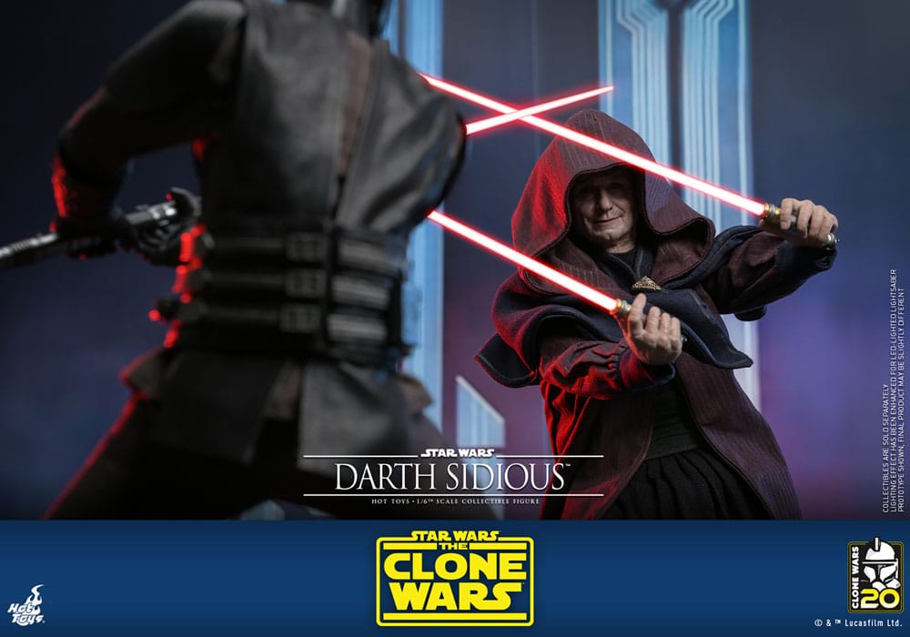 Star Wars: The Clone Wars figurine 1/6 Darth Sidious 29 cm