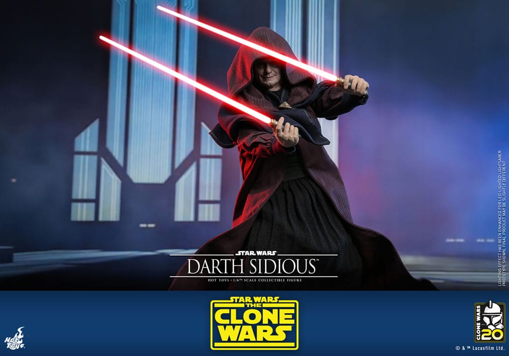 Star Wars: The Clone Wars figurine 1/6 Darth Sidious 29 cm