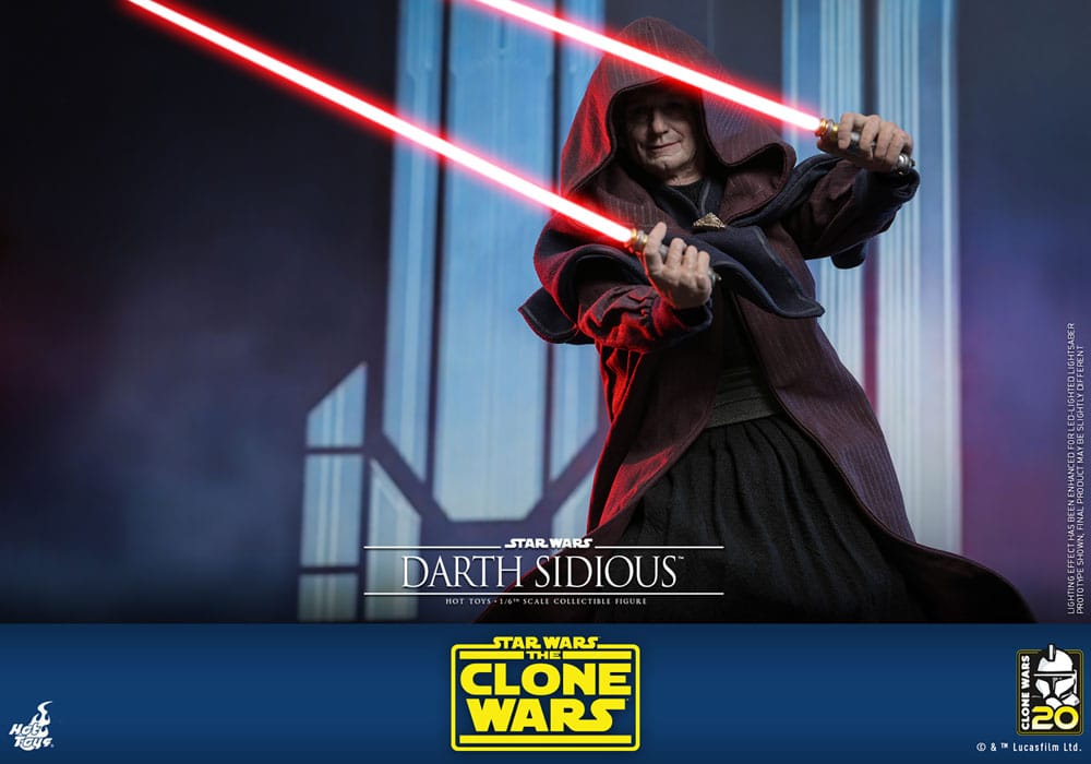 Star Wars: The Clone Wars figurine 1/6 Darth Sidious 29 cm
