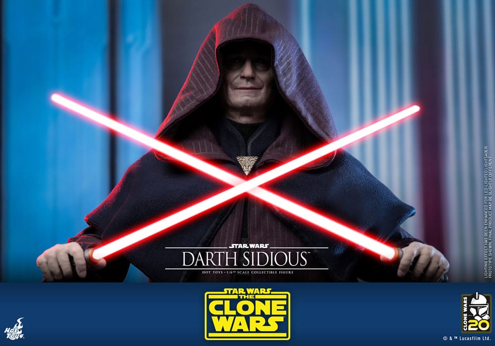 Star Wars: The Clone Wars figurine 1/6 Darth Sidious 29 cm