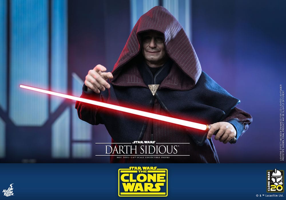 Star Wars: The Clone Wars figurine 1/6 Darth Sidious 29 cm
