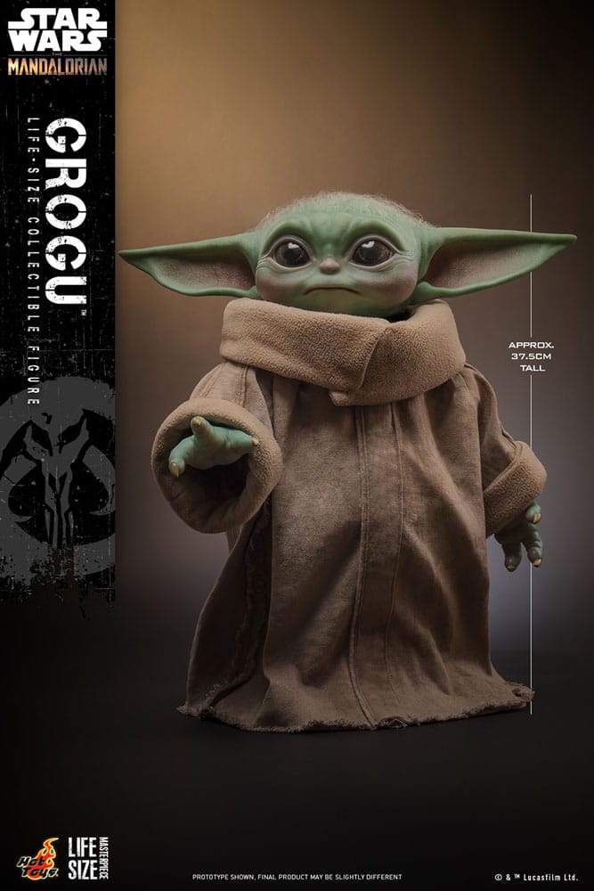 Star Wars: The Mandalorian figurine 1/1 Life-Size Masterpiece Grogu 37 cm