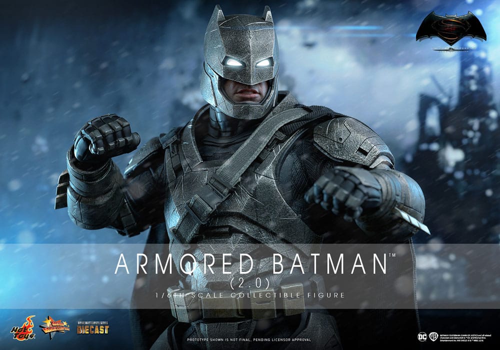 Batman v Superman : L'Aube de la justice figurine Movie Masterpiece 1/6 Armored Batman 2.0 33 cm
