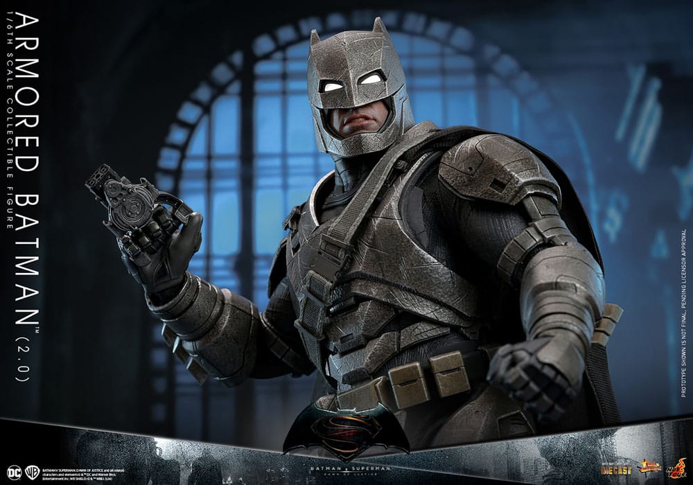Batman v Superman : L'Aube de la justice figurine Movie Masterpiece 1/6 Armored Batman 2.0 33 cm