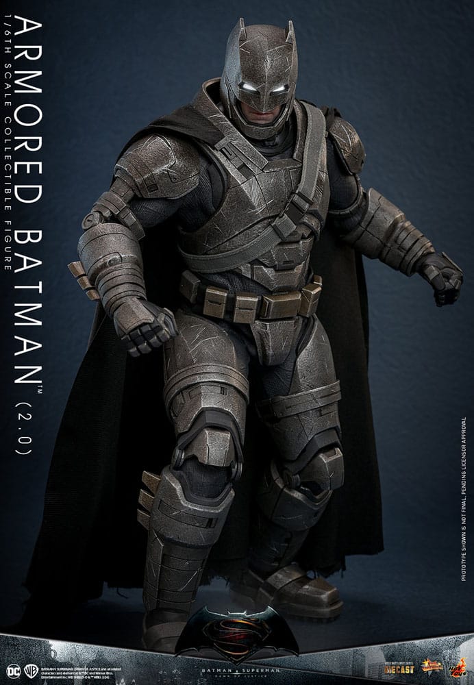 Batman v Superman : L'Aube de la justice figurine Movie Masterpiece 1/6 Armored Batman 2.0 33 cm