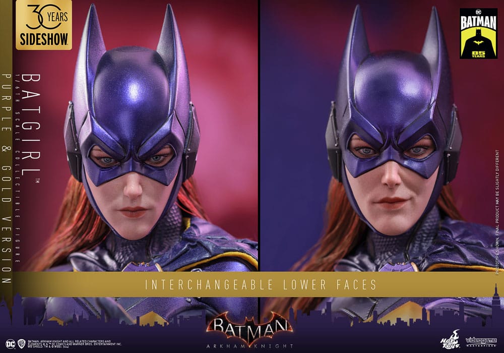 Batman Arkham Knight figurine Videogame Masterpiece 1/6 Batgirl (Purple and Gold Version) Exclusive 30 cm