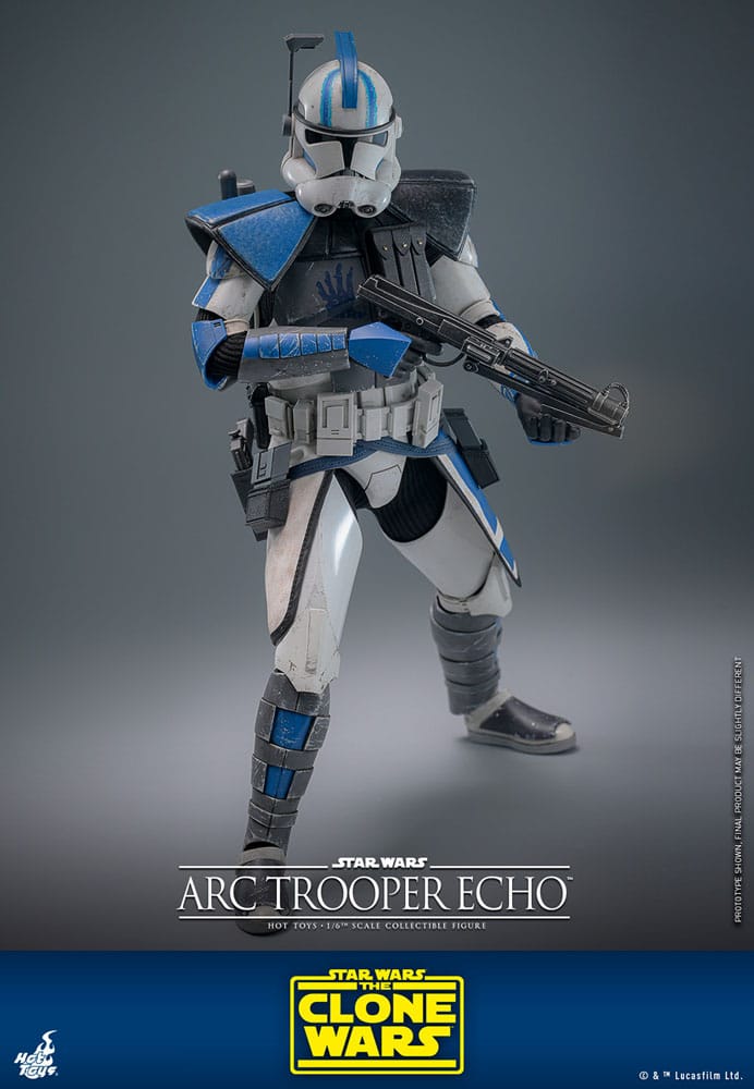 Star Wars: The Clone Wars figurine 1/6 Arc Trooper Echo 30 cm