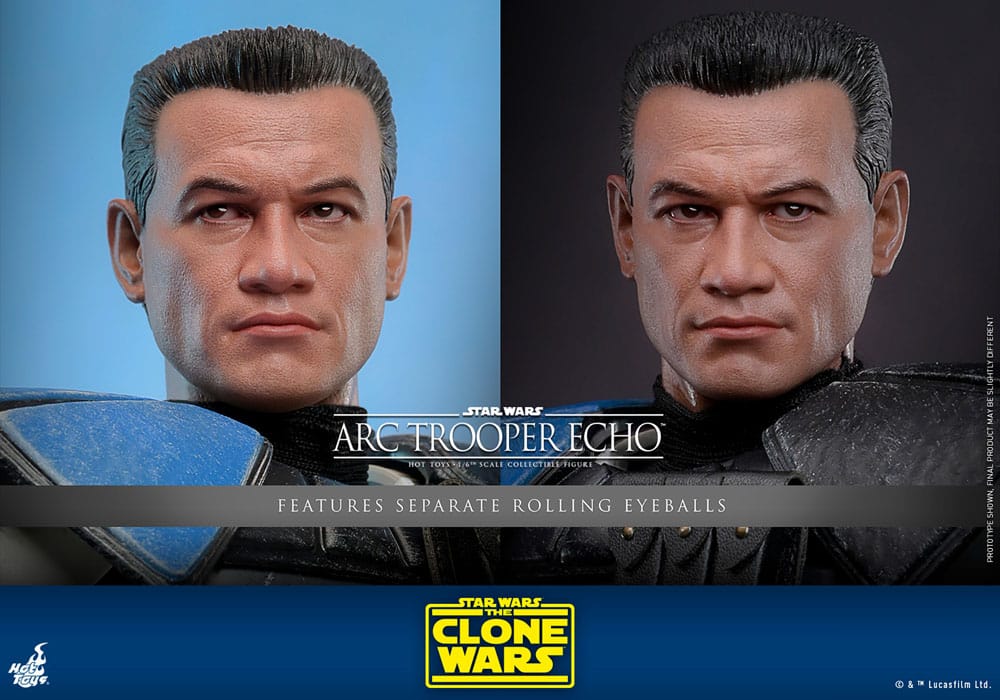 Star Wars: The Clone Wars figurine 1/6 Arc Trooper Echo 30 cm