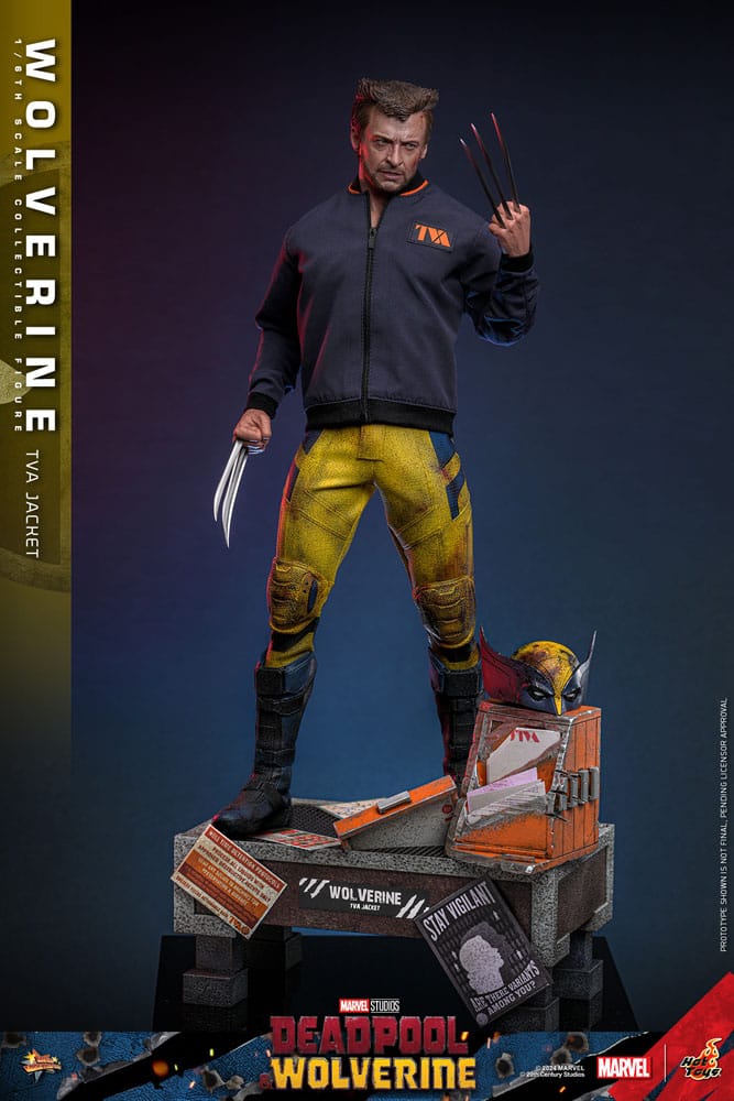 Deadpool & Wolverine Movie Masterpiece figurine 1/6 Wolverine (TVA Jacket Version) 31 cm
