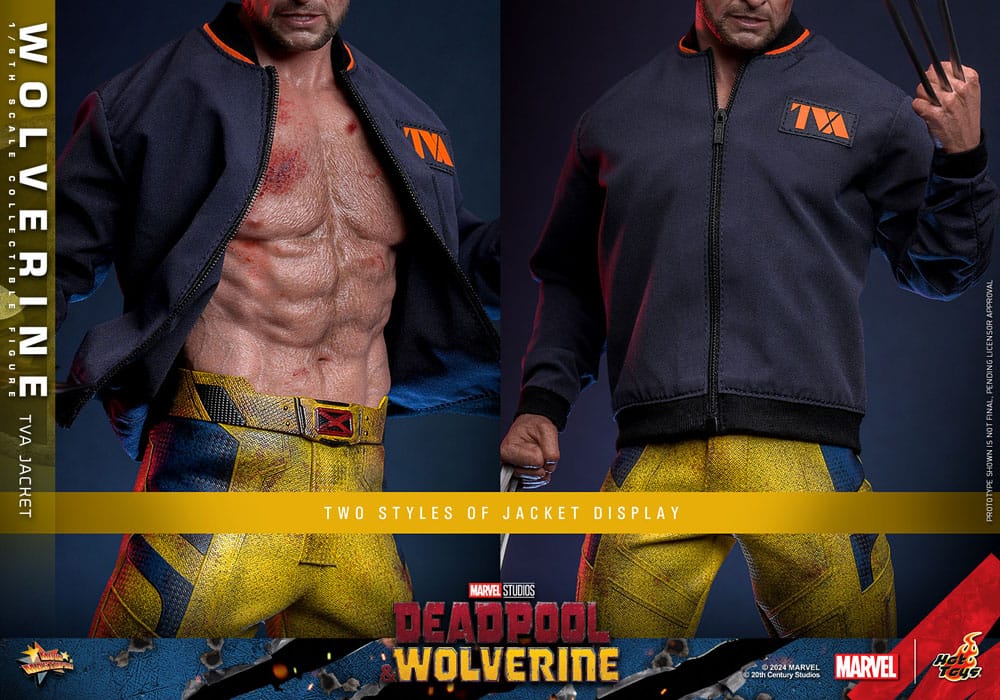 Deadpool & Wolverine Movie Masterpiece figurine 1/6 Wolverine (TVA Jacket Version) 31 cm