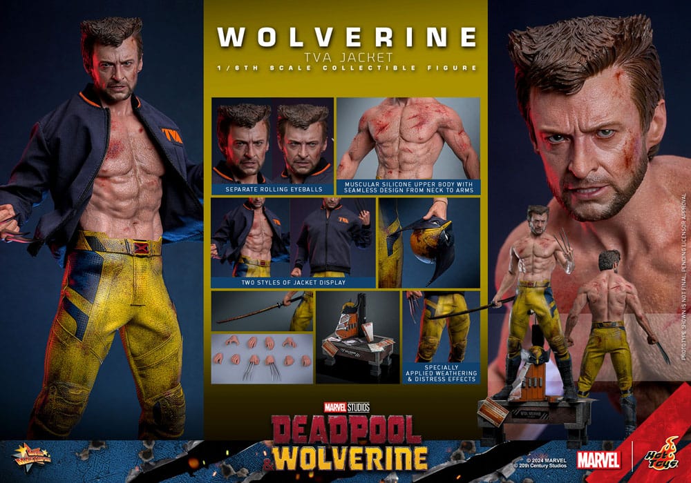 Deadpool & Wolverine Movie Masterpiece figurine 1/6 Wolverine (TVA Jacket Version) 31 cm