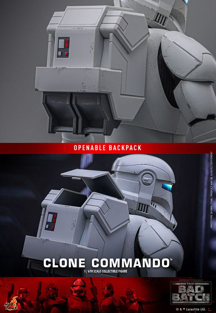 Star Wars: The Bad Batch figurine 1/6 Clone Commando 30 cm