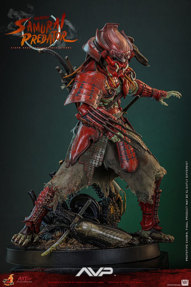 Alien vs. Predator figurine Artist Collection 1/6 Akaoni Samurai Predator 35 cm