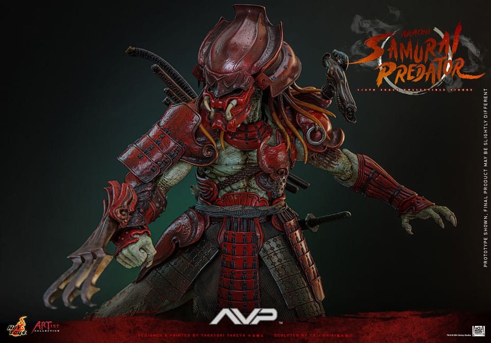 Alien vs. Predator figurine Artist Collection 1/6 Akaoni Samurai Predator 35 cm