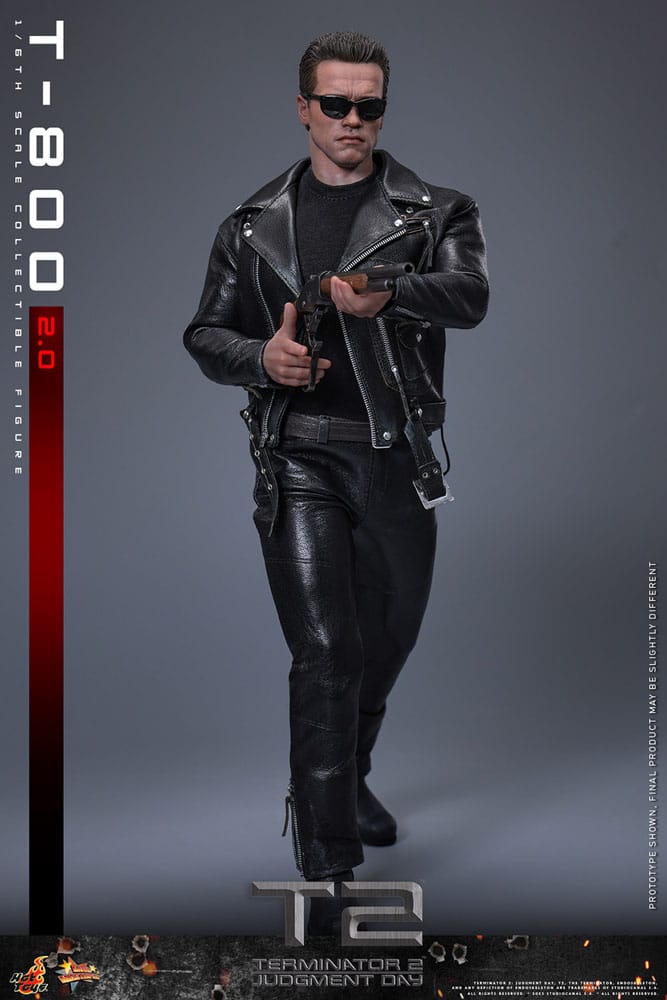 Terminator 2 figurine 1/6 Movie Masterpiece T-800 2.0 32 cm
