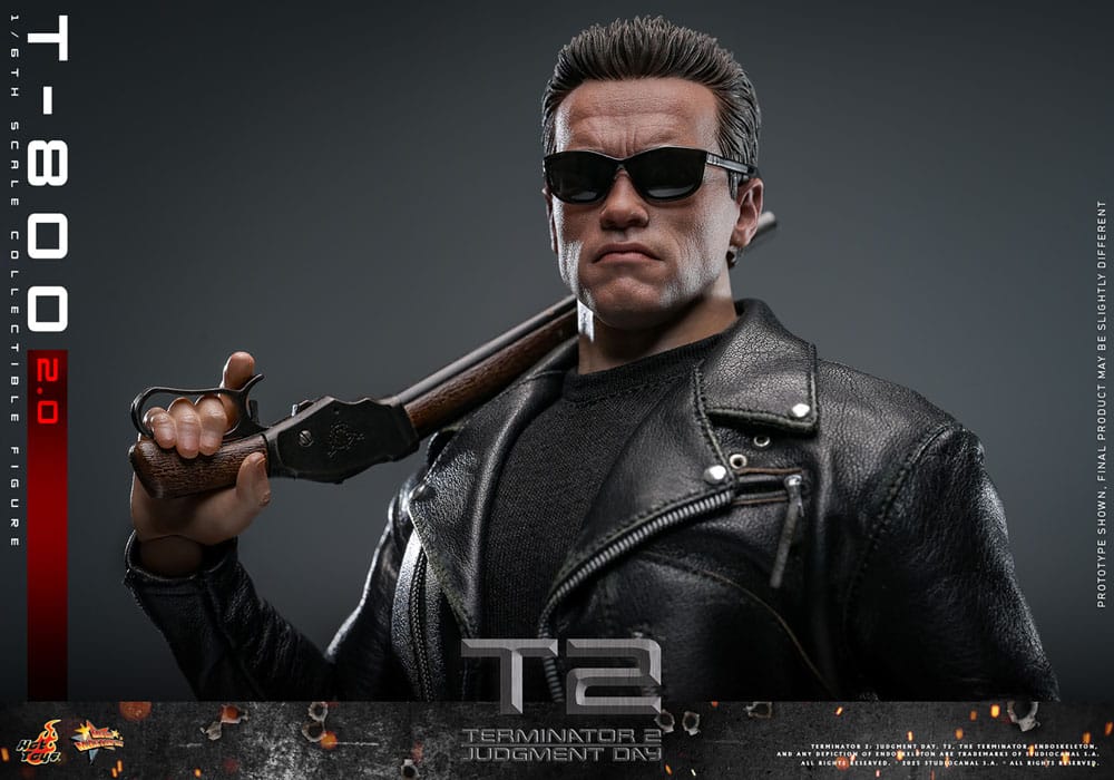 Terminator 2 figurine 1/6 Movie Masterpiece T-800 2.0 32 cm