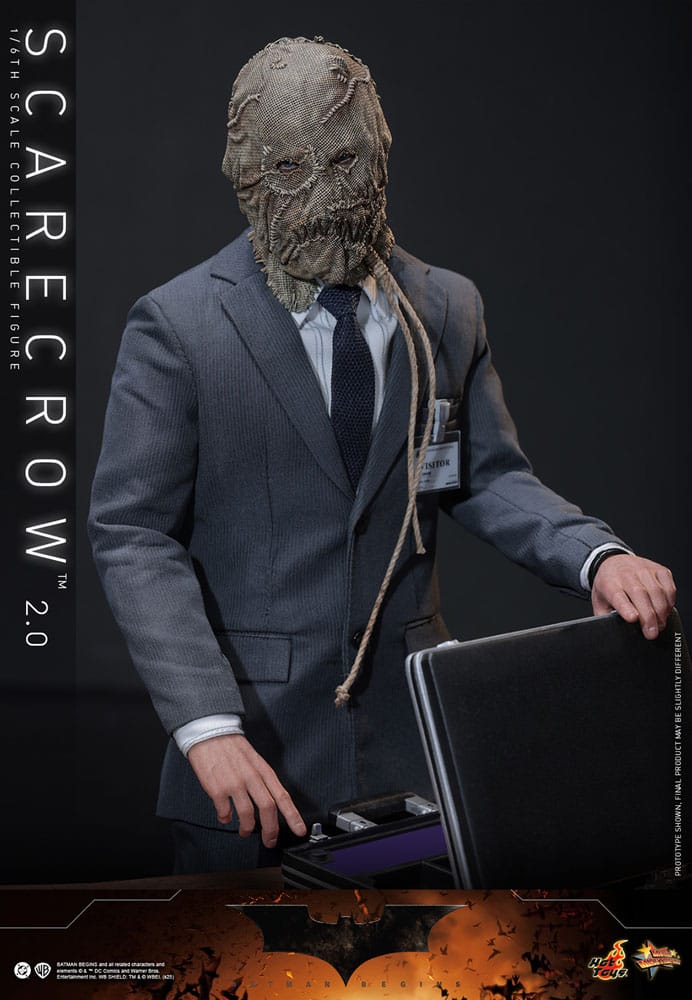 Batman Begins figurine Movie Masterpiece 1/6 Scarecrow 2.0 30 cm
