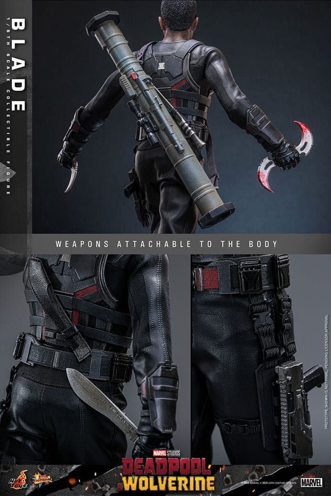 Deadpool & Wolverine Movie Masterpiece 1/6 Blade 30 cm