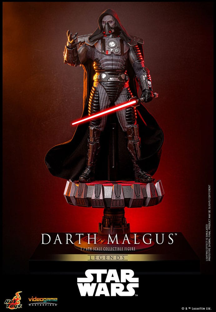 Star Wars Legends figurine Videogame Masterpiece 1/6 Darth Malgus 34 cm