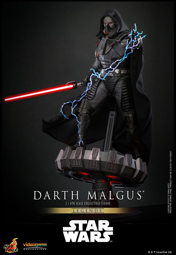Star Wars Legends figurine Videogame Masterpiece 1/6 Darth Malgus 34 cm