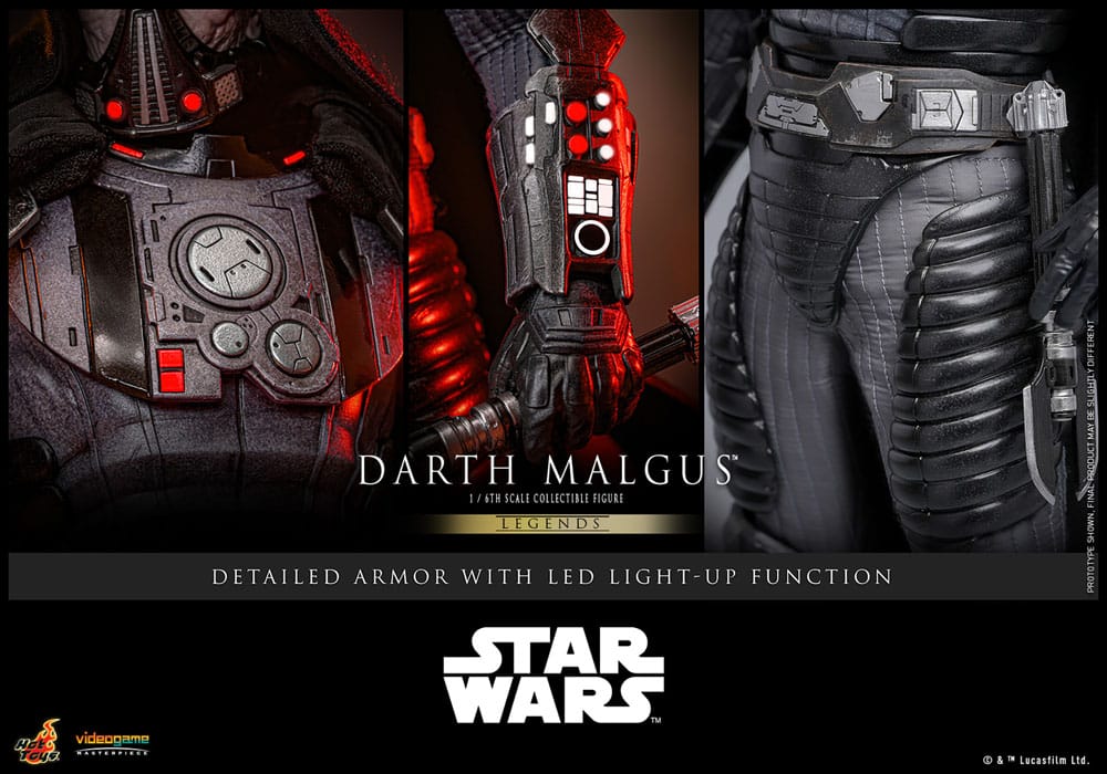 Star Wars Legends figurine Videogame Masterpiece 1/6 Darth Malgus 34 cm