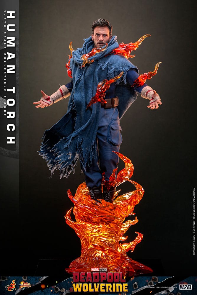 Deadpool & Wolverine Movie Masterpiece figurine 1/6 Human Torch 31 cm