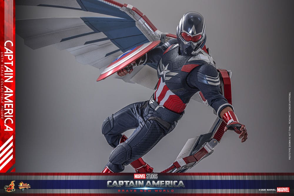 Captain America: Brave New World Movie Masterpiece 1/6 Captain America 30 cm
