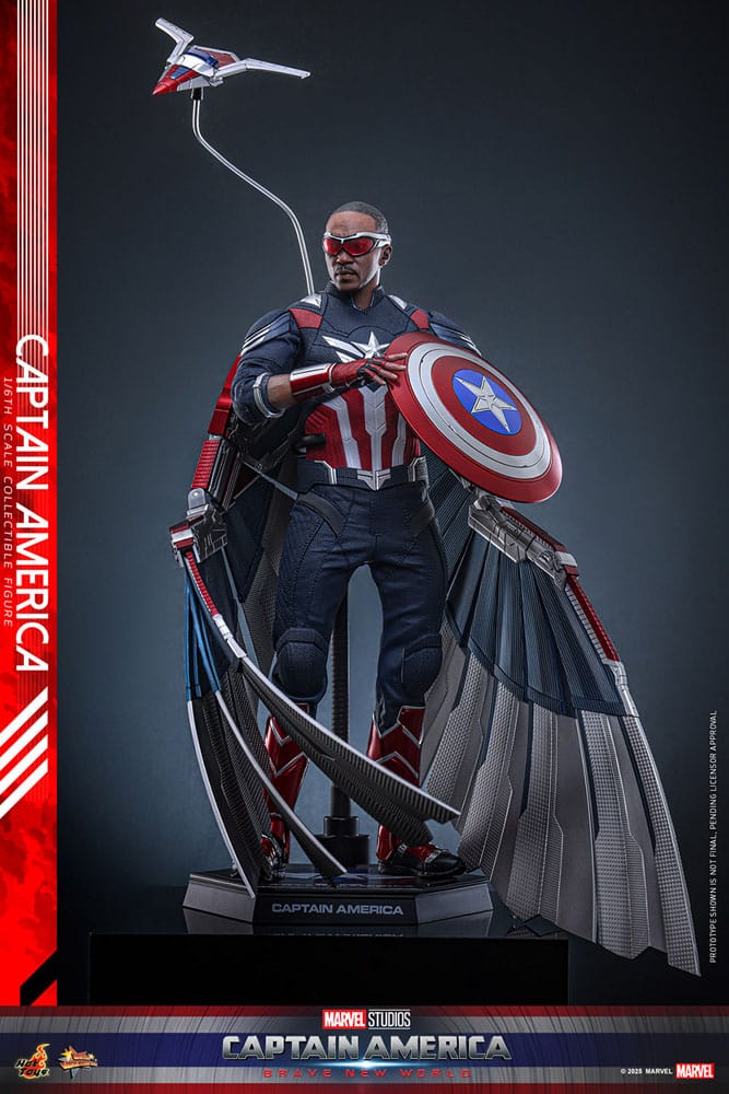 Captain America: Brave New World Movie Masterpiece 1/6 Captain America 30 cm