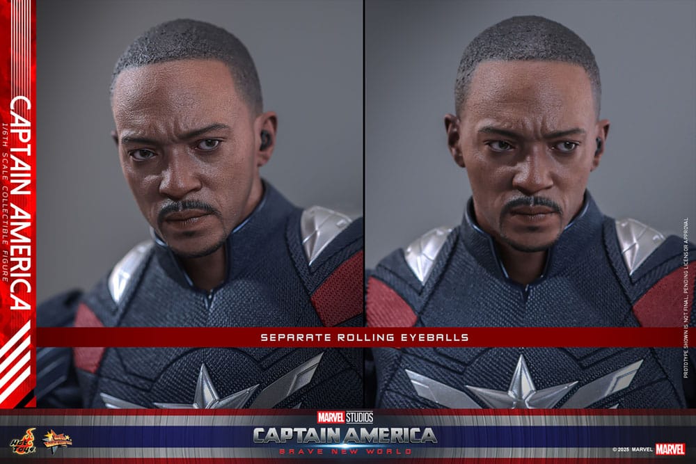 Captain America: Brave New World Movie Masterpiece 1/6 Captain America 30 cm