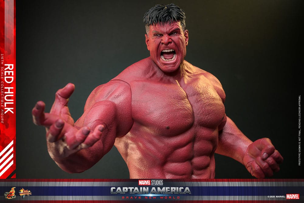 Captain America: Brave New World figurine Movie Masterpiece 1/6 Hulk Red Hulk 47 cm